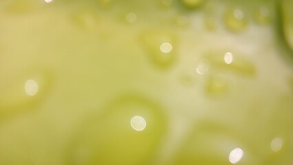 water drops on yellow background