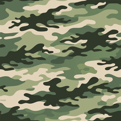 Fototapeta premium Camouflage seamless pattern