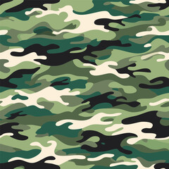 Fototapeta premium Camouflage seamless pattern