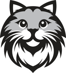 Cat's Head Logo Three Colors for any brand purposes