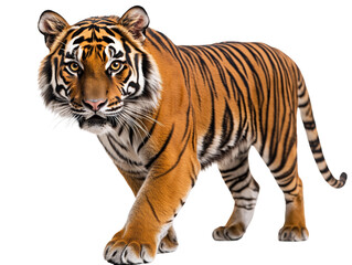 Obraz premium Fierce Tiger Prowling with Vibrant Stripes