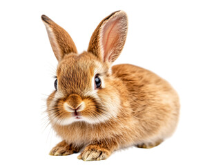 Obraz premium Cute Rabbit Sitting in a Field with Soft Fur