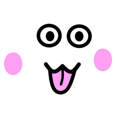 Cute Emoticon, Face Emoticon