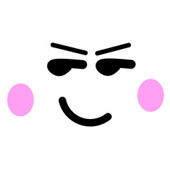 Cute Emoticon, Face Emoticon