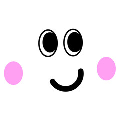 Cute Emoticon, Face Emoticon