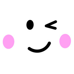 Cute Emoticon, Face Emoticon