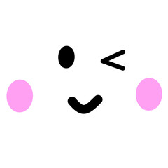 Cute Emoticon, Face Emoticon