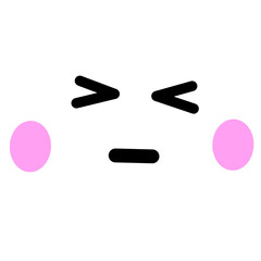 Cute Emoticon, Face Emoticon