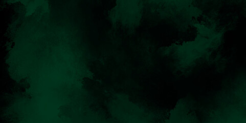 abstract cloud and vapor texture background. Black and Green smoke aquarelle smudge illustration smooth grungy smokey light green colors ink glow. green color powder explosion	
