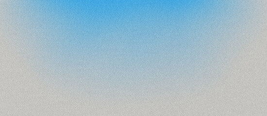 Grainy gradient light gray sky blue color abstract background glowing wave dark backdrop, noise texture banner poster header design wallpaper