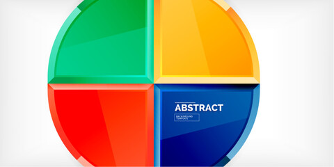 Obraz premium Triangle circles background. Vector Illustration For Wallpaper, Banner, Background, Card, Book Illustration, landing page