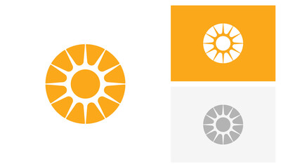 Sun logo design
