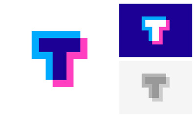 T logo, letter t, initial t logo design
