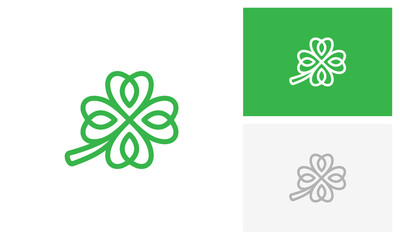 Clover logo design
