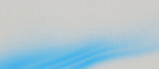 Grainy gradient light gray sky blue color abstract background glowing wave dark backdrop, noise texture banner poster header design wallpaper