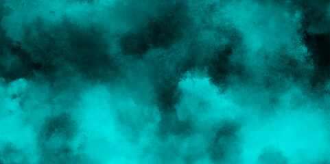 abstract cloud and vapor texture background. Black and blue smoke aquarelle smudge illustration smooth grungy smokey light pastel colors ink glow. Teal color powder explosion .	
