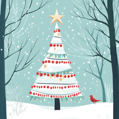 Fototapeta premium Christmas Tree