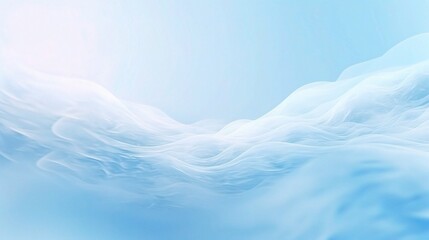 Fototapeta premium Soft Blue and White Cloud Gradient Background