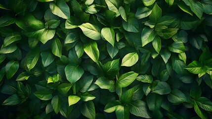 Fototapeta premium Modern indoor green wall, soft LED lights embedded among lush green plants, highlighting textures and colors, creating a warm, inviting atmosphere, ultra-realistic, high clarity. --ar 16:9