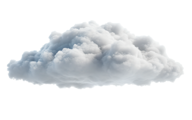 Cloud isolated on transparent background, Cutout clean white cloud transparent background,3d rendering,Collection of random shapes of abstract clouds,white cloud,white natural cloud element,png,Ai