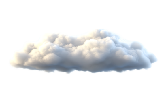 Cloud isolated on transparent background, Cutout clean white cloud transparent background,3d rendering,Collection of random shapes of abstract clouds,white cloud,white natural cloud element,png,Ai