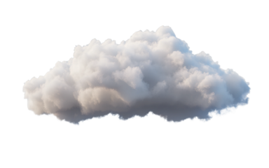 Cloud isolated on transparent background, Cutout clean white cloud transparent background,3d rendering,Collection of random shapes of abstract clouds,white cloud,white natural cloud element,png,Ai