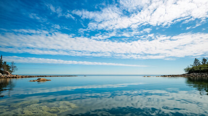 Fototapeta premium Lake and sky