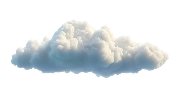 Cloud isolated on transparent background, Cutout clean white cloud transparent background,3d rendering,Collection of random shapes of abstract clouds,white cloud,white natural cloud element,png,Ai