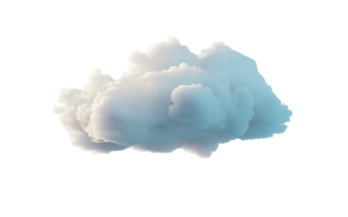 Cloud isolated on transparent background, Cutout clean white cloud transparent background,3d rendering,Collection of random shapes of abstract clouds,white cloud,white natural cloud element,png,Ai
