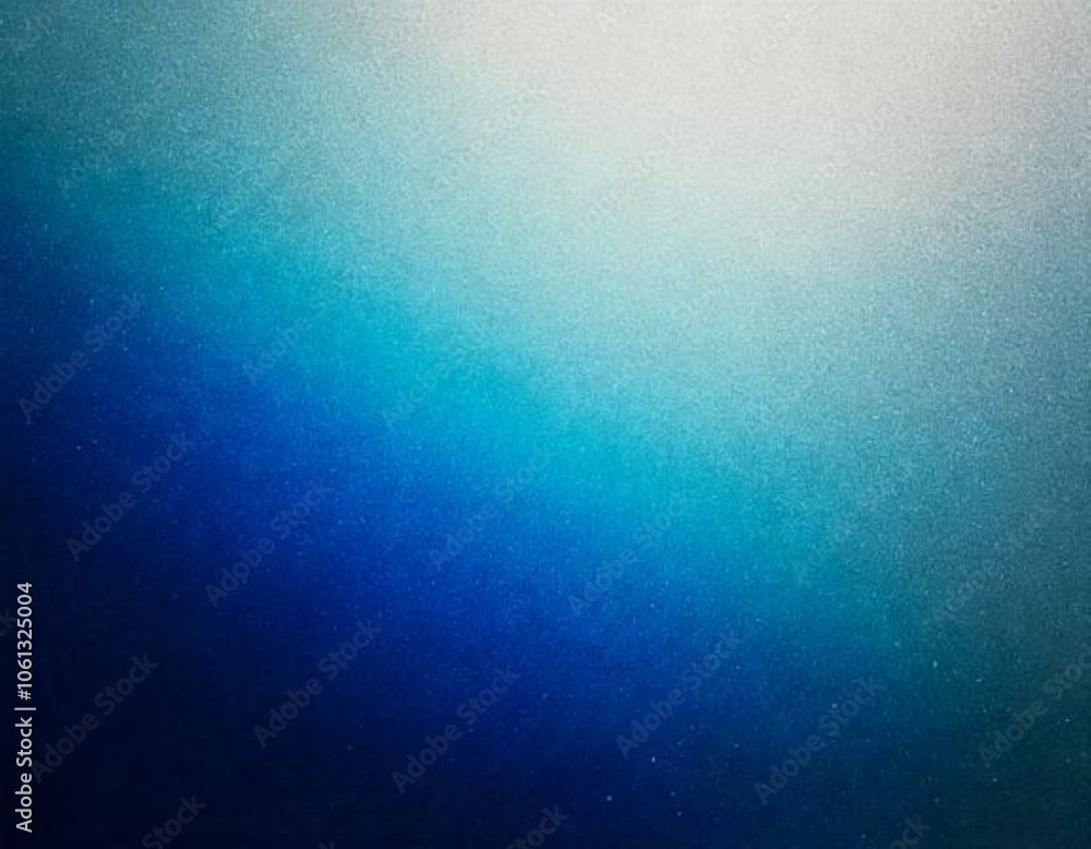 Poster blue gradient background with a textured surface, creating a minimalist and clean design
