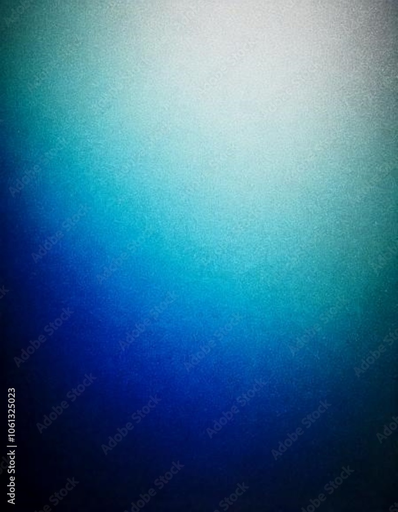 Poster blue gradient background with a textured surface and a light to dark transition, creating a minimali