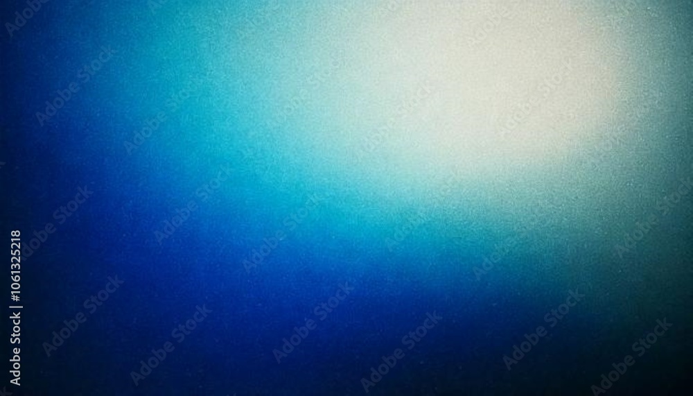 Poster blue gradient background with a textured surface and a light to dark transition, creating a minimali