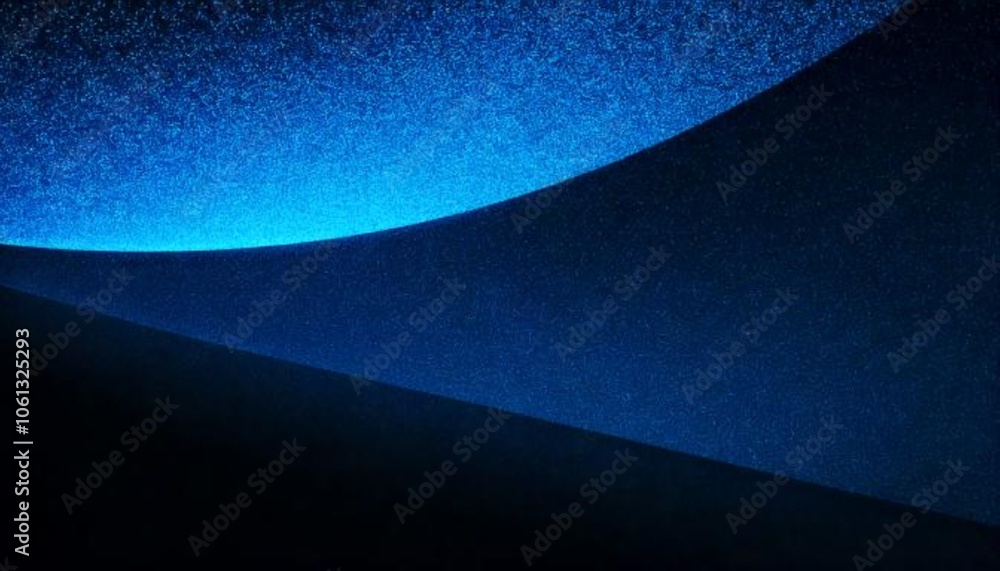 Aufkleber abstract blue shape with a textured surface, creating a minimalist and modern design