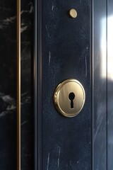 Artistic 3D visualization of a hotel key card, used for room access.