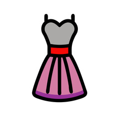 cocktail dress  illustration