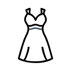 empire waist dress  vector, empire waist dress  illustration
