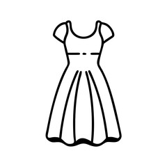 empire waist dress  vector, empire waist dress  illustration