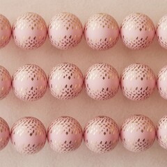 pink christmas balls pattern