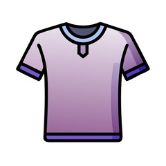 t shirt  vector icon, dress icon, vector clothing icon - simple vector illustration of a t shirt , in a simple and clean style, for business and fashion graphics. clothing flat illustration.