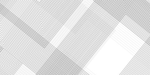 Abstract background with black lines and white background design Geometric design with dynamic on white background in concept, wave. rectangle and triangle lines and shapes design	
