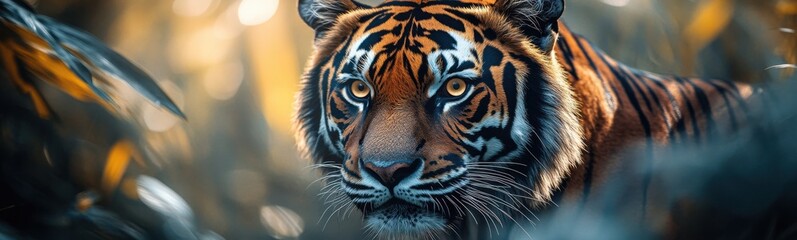 Fototapeta premium Tiger that is walking through the jungle