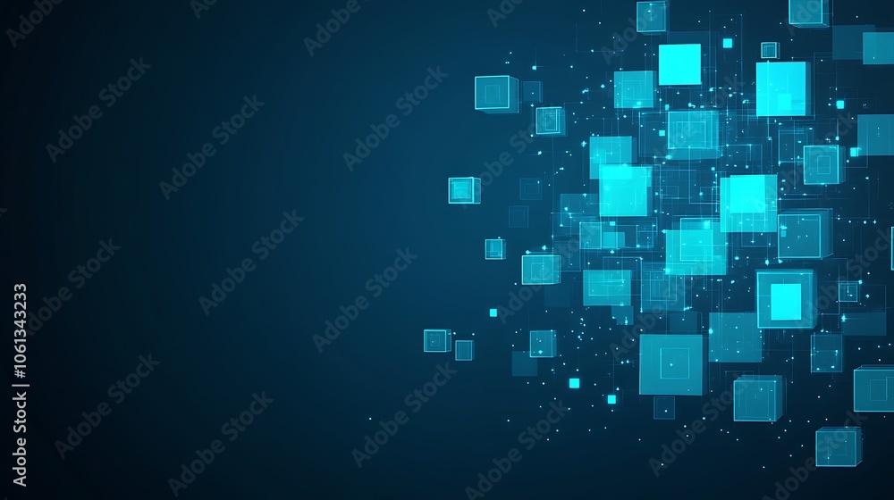 Poster abstract technology background clean blank canvas with empty space for designs