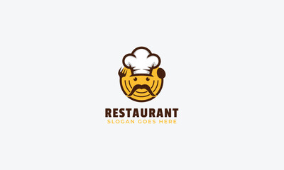 Chef logo design vector template