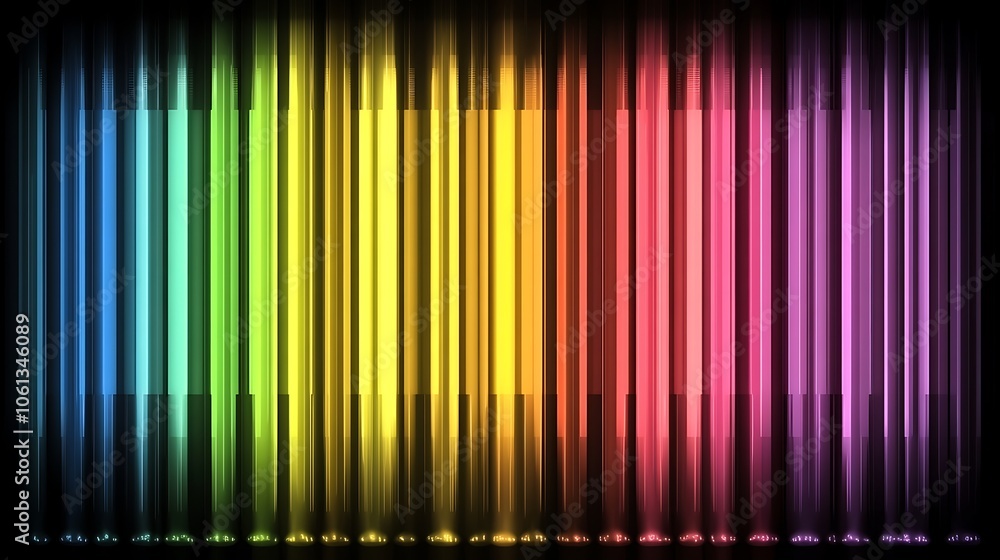Poster abstract colorful stripes background light gradient background with room for typography