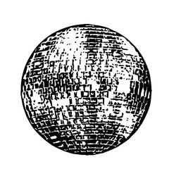 Vintage Disco Ball Stamp
