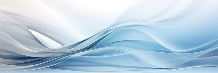 Fototapeta premium abstract blue background with waves, abstract white background with white light and smoky background, 