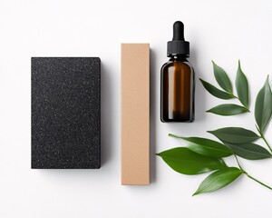 Eco-Friendly Packaging Design with Essential Oil Bottle