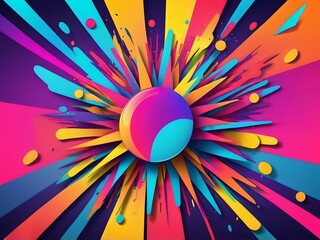 design abstract neon color gradient background