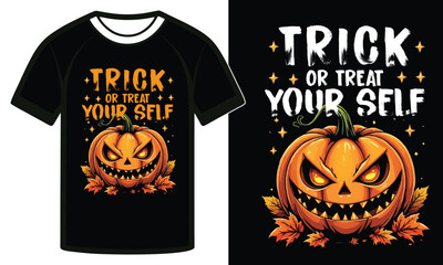 Halloween T-Shirt Design with 