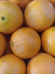 "Fresh Juicy Oranges Close-Up for Healthy Food Background"